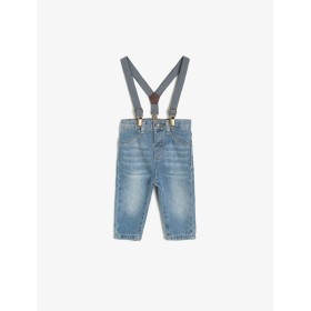 Koton Kemer Detaylı Jean Pantolon Mavi 0KMB48846ZD600