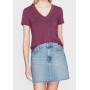 Mavi Kadın V Yaka Mor T-Shirt 167967-24381