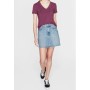 Mavi Kadın V Yaka Mor T-Shirt 167967-24381