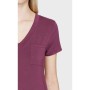 Mavi Kadın V Yaka Mor T-Shirt 167967-24381