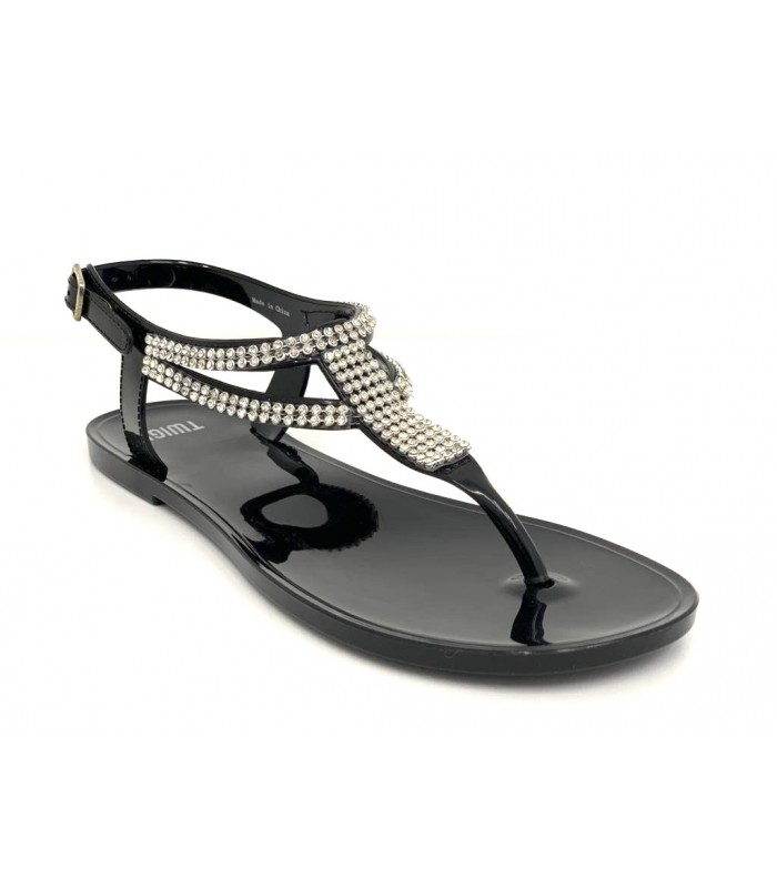 Ayakkabı Dünyası Twigy Kadın Siyah Sandalet 73106M - Gümrük Deposu