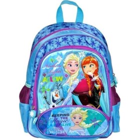 Hakan Çanta Frozen Üç Bölmeli Parlak Okul Çantası 95211