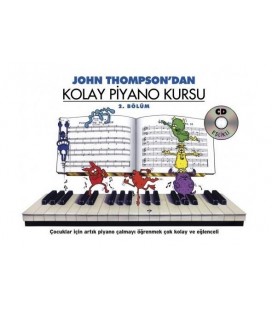 Kolay Piyano Kursu 2 - John Thompson - CD Hediyeli