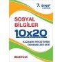 7. Sınıf Sosyal Bilgiler 10x20 Kazanım Pekiştirme Denemeleri 1. Dönem