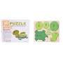 3D Ahşap Puzzle Kaplumbağa