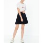 Tommy Hilfiger Kadın Lacivert Kloş Etek WW0WW11428