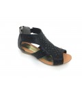 Punto Siyah Taşlı Kadın Ayakkabı 667006