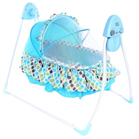 Baby&Plus Delux Salıncak Beşik Mavi