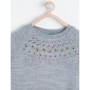 Koton Kız Çocuk Kız Çocuk Desenli Kazak Gri 6KKG97595HK023