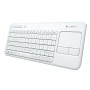 Logitech K400 Wireless Touch Siyah Klavye Smart Tv Uyumlu
