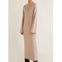 Mango Kadın Açık/Pastel Gri Lastikli Jarse Elbise 33097678