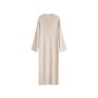 Mango Kadın Açık/Pastel Gri Lastikli Jarse Elbise 33097678