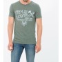 Koton Erkek Grafik Basklı T-Shirt - Yeşil 6KAM11641LK01A