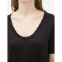 Koton Kadın U Yaka T-Shirt - Siyah 6KAK12237YK999