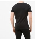 Koton Erkek V Yaka T-Shirt - Siyah 6KAM12138LK999