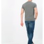 Kotan Erkek Grafik Baskılı T-Shirt - Gri 6KAM11661LK027
