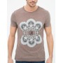Koton Erkek Grafik Baskılı T-Shirt - Taba 6KAM11658LK05H