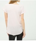 Koton Kadın Baskılı T-Shirt - Gül 6KAL11339OK250