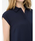Koton Kadın Sırt Detaylı Gömlek - Lacivert 6KAK62902OW720