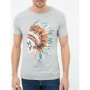 Koton Erkek Baskılı T-Shirt - Gri 6KAM11587LK04F