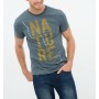 Koton Erkek Yazılı Baskılı T-Shirt - İndigo 6KAM11645LK740