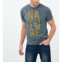Koton Erkek Yazılı Baskılı T-Shirt - İndigo 6KAM11645LK740