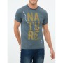 Koton Erkek Yazılı Baskılı T-Shirt - İndigo 6KAM11645LK740