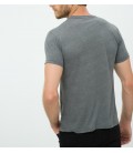 Koton Erkek Grafik Baskılı T-Shirt - Antrasit 6KAM11652LK045
