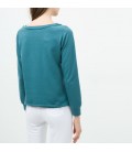 Koton Kadın Reglan Kollu Sweatshirt - Yeşil 6KAL11816JK757
