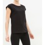 Koton Kadın Bisiklet Yaka T-Shirt - Siyah 6KAK12583OK999