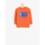 Koton Erkek Baskılı Sweatshirt Turuncu 6YKB16948OK200