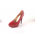 Shoe & Me Women's High-Heeled Shoes Burgundy