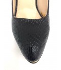 Shoe & Me Kadın Siyah Topuklu Ayakkabı TS1 Black