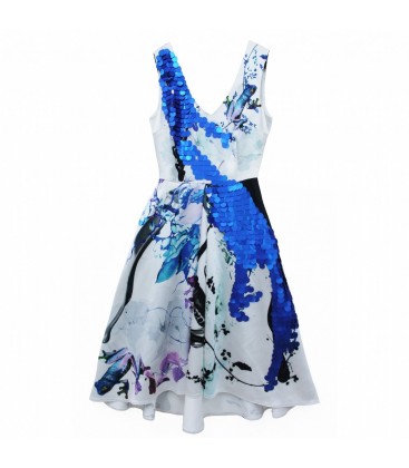 OopsCool Kadın Elbise Sequined Gardenia Dress Elbise 15Y101