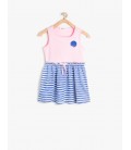 Koton Pembe Kız Çocuk İşlemeli Elbise 6YKG89340GKBT4