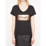 Koton Kadın Yazılı Baskılı T-Shirt - Siyah 7YAK13729GK999