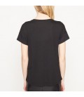 Koton Kadın Yazılı Baskılı T-Shirt - Siyah 7YAK13729GK999