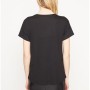 Koton Kadın Yazılı Baskılı T-Shirt - Siyah 7YAK13729GK999