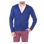 Toss Erkek Slim Fit Triko Hırka  Saks 515401008