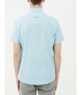 Koton Erkek Cep Detaylı Gömlek - Mavi 6YAM62438KW600