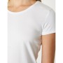 Koton Kadın Bisiklet Yaka T-Shirt Beyaz 8YAK13964OK000