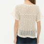 Koton Kadın Desenli T-Shirt Taş 7KAL11524JK088