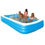 Bestway Jumbo Deluxe Dikdörtgen Mavi Aile Havuzu 305x183x56 cm 54009