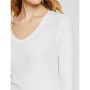 Koton Kadın V Yaka T-Shirt  Beyaz 8YAK12933UK001