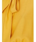Koton Kadın Yaka Detaylı Elbise Sarı 9YAK88603CW182