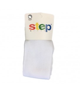 Step Kız Çocuk Cotton Külotlu Çorap Beyaz 3235