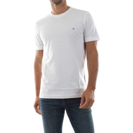 Calvin Klein Erkek Beyaz Tişört K10K104061