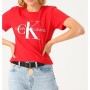 Calvin Klein Kadın Kırmızı Tişört ZW0ZW01192