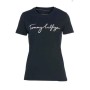 Tommy Hilfiger Kadın Siyah Nolimitt Neck Logo Tshirt WW0WW24967