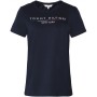 Tommy Hilfiger Kadın Organic Cotton Lacivert Tişört MW0MW10368